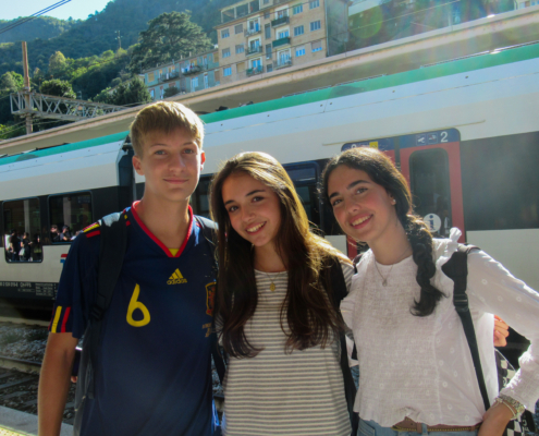 alumnos 4ºESO durante su estancia en Italia
