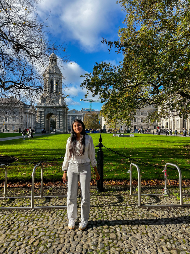 alumna 4º ESO durante su estancia en Irlanda
