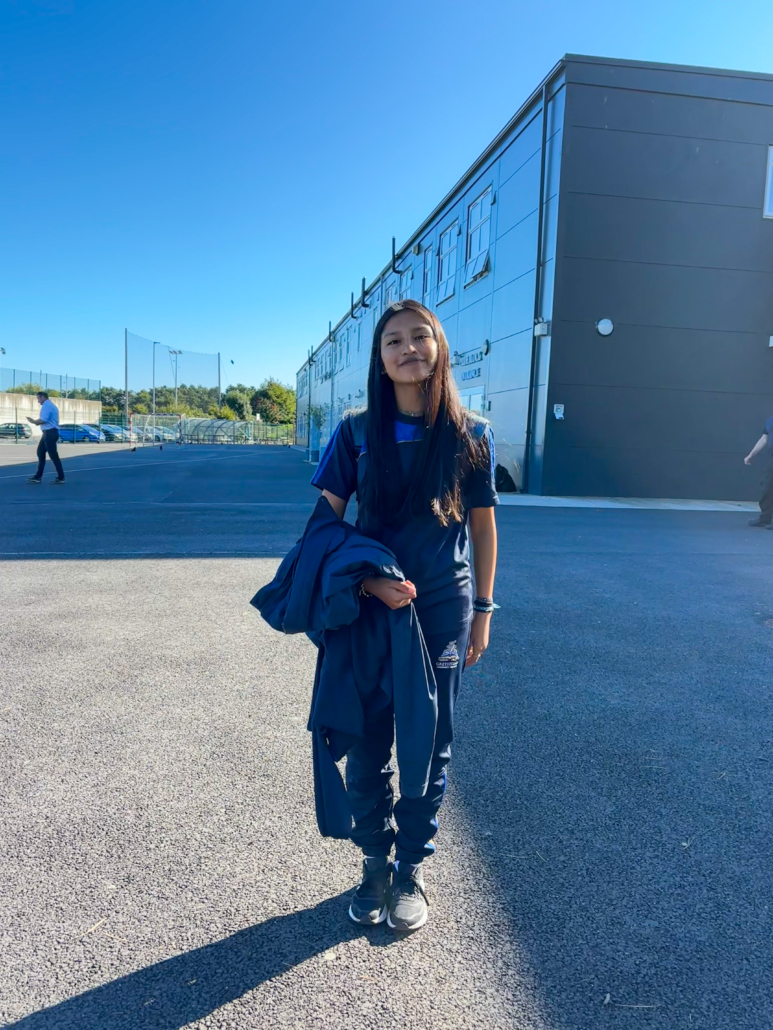 Alumna 4º ESO durante su estancia en Irlanda