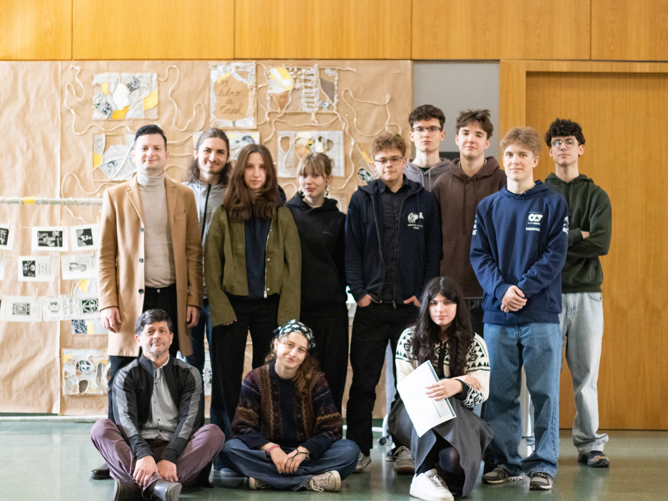 Alumnos de Praga visitan el Newman